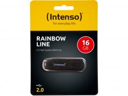 Intenso RAINBOW LINE - Clé USB 2.0 - 16GB - Sous Blister