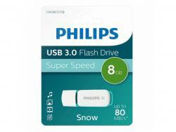 Philips-USB-Stick-8GB-30-USB-Drive-Snow-super-fast-green-FM08FD