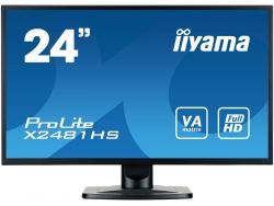 IIYAMA 60.0cm (23,6") X2481HS-B1  16:9 DVI+HDMI bl. Spk. X2481HS-B1