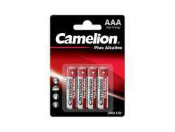 Pack de 4 piles Camelion Alcaline LR03 Micro AAA
