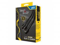 Steelplay Dual Play & Charge Cable - ECO8869 - PlayStation 4