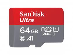 SanDisk Ultra 64GB microSDXC 140MB/s+SD Adapter SDSQUAB-064G-GN6I