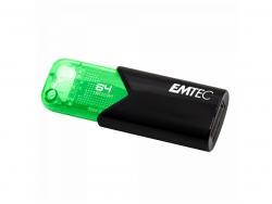 USB-FlashDrive-64GB-EMTEC-B110-Click-Easy-Gruen-USB-32-20MB-s