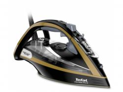Tefal-Dry-Steam-Iron-Durilium-Autoclean-soleplate-Black-Gold-F