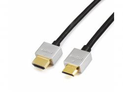 Reekin HDMI Cable - 1,0 Meter - FULL HD Ultra Slim Mini (Hi-Speed w. Eth.)