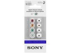 Sony Coussinets en caoutchouc de remplacement pour écouteurs intra-auriculaires blancs - EPEX10AW