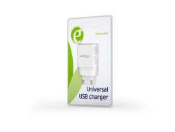 EnerGenie Chargeur USB universel, 2.1 A, blanc - EG-UC2A-03-W