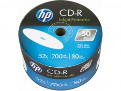 HP CD-R 80Min/700MB/52x Eco-Pack (50 Disc)  CRE00070WIP