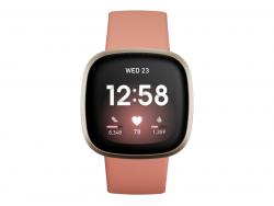 Fitbit Versa 3 Smartwatch pink clay-soft gold aluminum - FB511GLPK