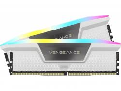 Corsair Vengeance RGB 32Go (2x16Go) DRAM DDR5 C40 Blanc CMH32GX5M2B5200C40W