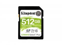 Kingston Canvas Select Plus SDXC 512GB  Class10 UHS-I SDS2/512GB