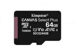 Kingston MicroSDXC 64GB Canvas Select Plus C10 UHS-I 85MB/s SDCS2/64GBSP