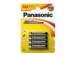 Pack de 4 piles Panasonic Alcaline Power LR03 Micro AAA