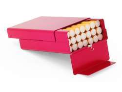 Case for cigarettes - Aluminium (Red)