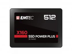 Emtec Intern SSD X160 512GB 3D NAND 2,5" SATA III 520MB/s ECSSD512GNX160