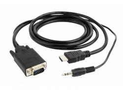 CableXpert 5 m - VGA - HDMI/3.5mm - Male - Male - 1920 x 1080 pixels CC-DP-HDMI-5M