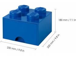 LEGO Storage Brick Schublade 4 BLAU (40051731)