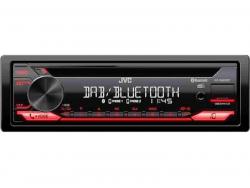 JVC Autoradio CD 1-DIN Bluetooth DAB+ KD-DB622BT