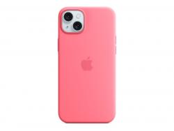 Apple Silikon Case iPhone 15 Plus mit MagSafe Pink MWNE3ZM/A