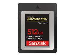 SanDisk CF Express Extreme PRO 512GB  R1700MB/W1400MB SDCFE-512G-GN4NN