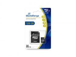 MediaRange MicroSD/SDXC Card 128GB UHS-1 Cl.10 inkl. Adapter MR945