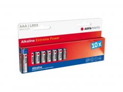 AGFAPHOTO Battery Alkaline, Micro, AAA, LR03, 1.5V, Blister (10-Pack)