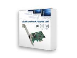 Gembird Carte Gigabit Ethernet PCI-Express, chipset Realtek - NIC-GX1