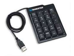 Manhattan Tastatur USB 176354 Schwarz