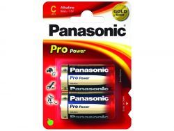 Panasonic Alcaline Baby C LR14, 1.5V Blister (Pack de 2 piles) LR14PPG/2BP