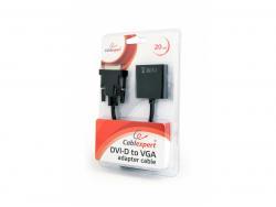 Cable-adaptateur-CableXpert-DVI-D-24-broches-male-vers-VGA-Noi