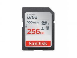 SanDisk SDXC 256GB  ULTRA 100MB/s Class 10 UHS-I SDSDUNR-256G-GN6IN