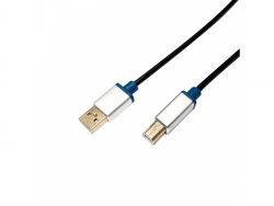 Cable-USB-20-LogiLink-Premium-USB-A-vers-USB-B-2m-BUAB220