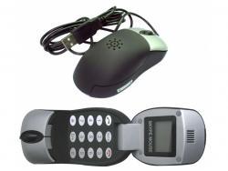 Gembird Souris optique avec fonction téléphone VoIP et écran LCD - SKY-M1
