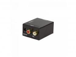 Convertisseur audio analogique vers numérique coaxial L/R Toslink (CA0102)