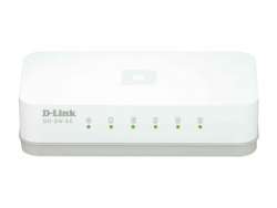 D-Link Nicht verwalteter Fast Ethernet (10/100) Weiß Netzwerk-Switch GO-SW-5E/E