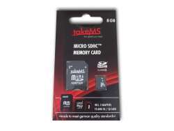 takeMS MicroSDHC Memory Card 8GB Retail +2 Adapters