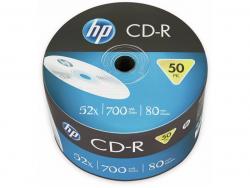HP-CD-R-80Min-700MB-52x-Bulk-Pack-50-Disc-Silver-Surface-CRE