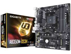 Gigabyte GA-AB350M-DS3H AMD X370 Socket AM4 microATX Mainboard GA-AB350M-DS3H