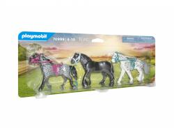 Playmobil Country - 3 Pferde: Friese Knabstrupper & Andalusier (70999)