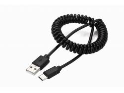 CableXpert USB Type-C Kabel, 0,6 m, schwarz - CC-USB2C-AMCM-0.6M