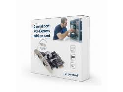 Gembird 2 serial port PCI-Express Add-On Karte SPC-22