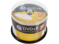HP-DVD-R-47GB-120Min-16x-Cakebox-50-Disc-Printable-Surface-DR