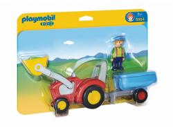 Playmobil-123-Fermier-avec-tracteur-et-remorque-6964