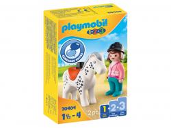 Playmobil-123-Reiterin-mit-Pferd-70404