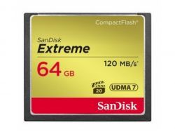 SanDisk carte mémoire CompactFlash Extreme 64GB SDCFXSB-064G-G46
