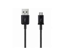 Micro-USB Ladekabel für alle micro-USB Geräte 96cm (Schwarz)