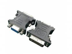 CableXpert DVI-A - VGA 15-pin - Schwarz - Metallisch A-DVI-VGA-BK