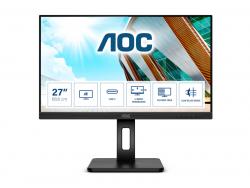 AOC-68-6cm-27-16-09-HDMI-DP-USB-IPS-Black-U27P2CA