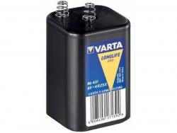 Varta Battery Zink-Kohle, 431, 6V, 8.500mAh, Shrinkwrap (1-Pack)