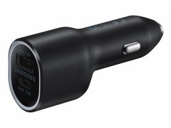 Samsung-Ladegeraet-mit-Schnellladefunktion-USB-A-USB-C-Black-EP